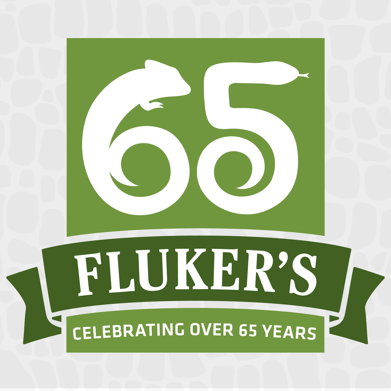 Image of Fluker's Over 65 Years Logo