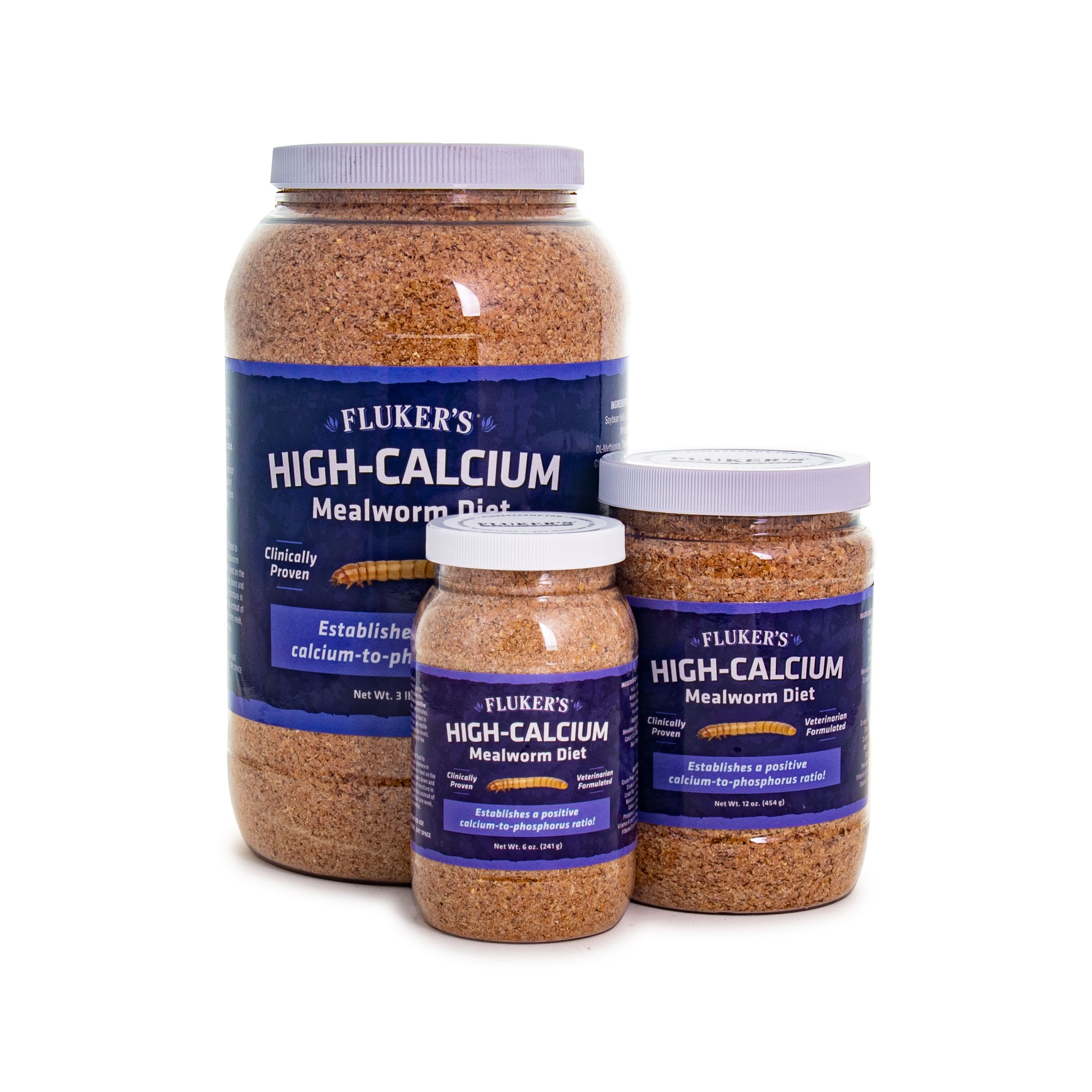 Image of Fluker's High Calcium Mealworm Diet in 6oz, 