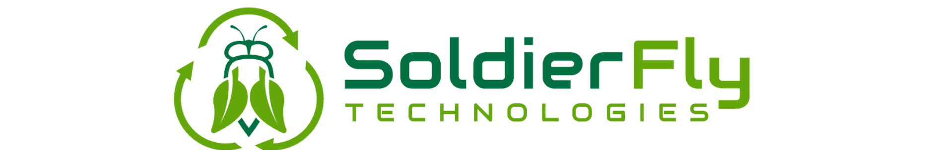 Soldier Fly technologies Logo on White Background